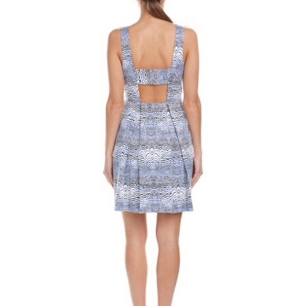 Trina Turk Casey Blueprint Sleeveless Dress Size 4